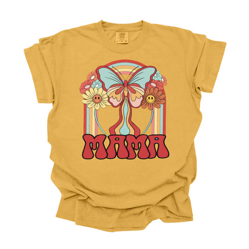 Mama Daisy and Butterflies- Oversized Fit, Multiple Colors
